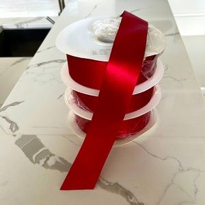 Gorgeous Premium Satin Ribbon -3 Roll